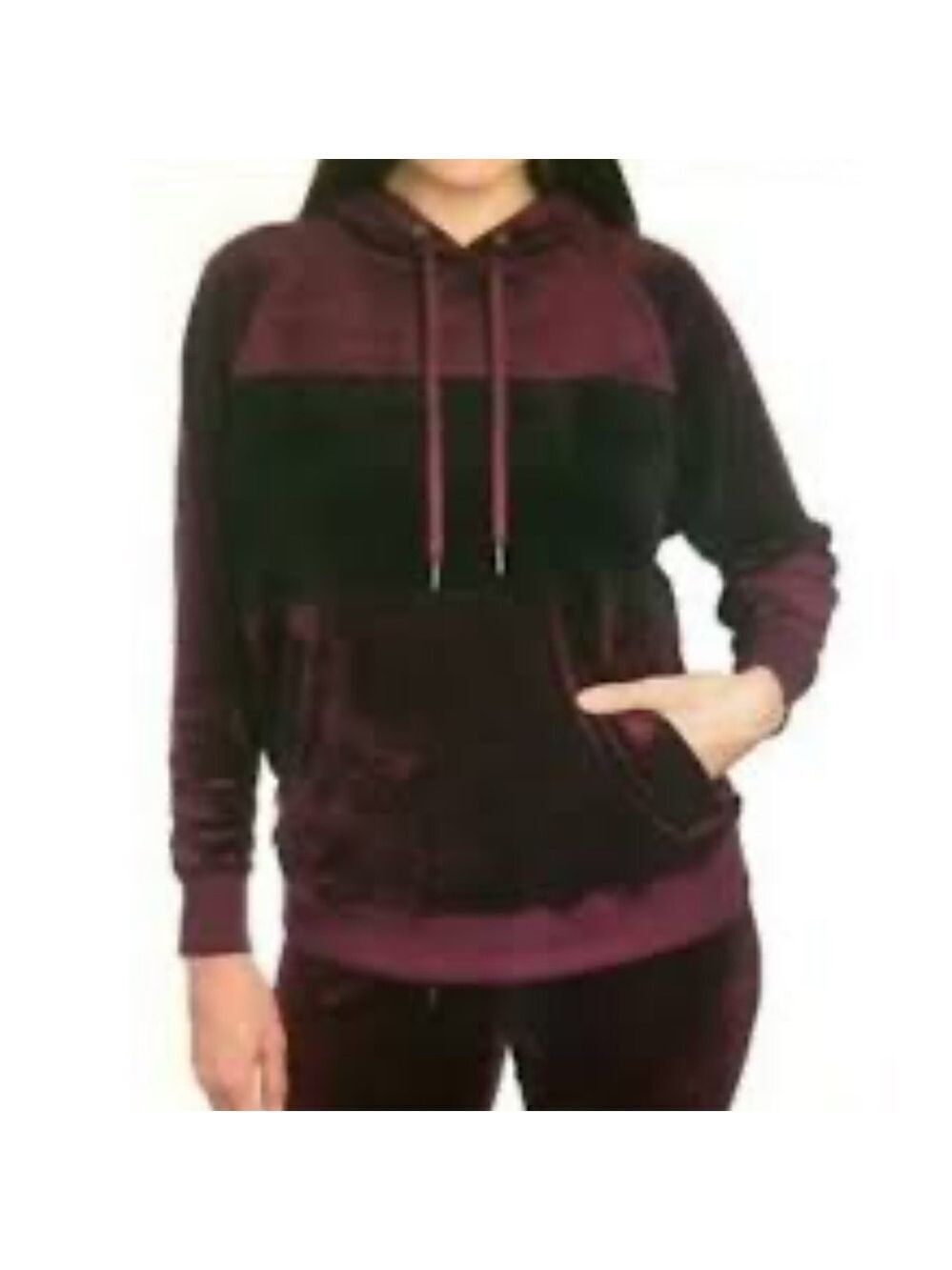Champion Women’s Soft Velvet Hooded Sweatshirt Size M